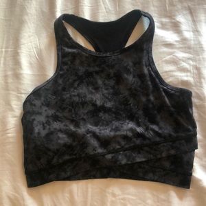 Space dye sports bra